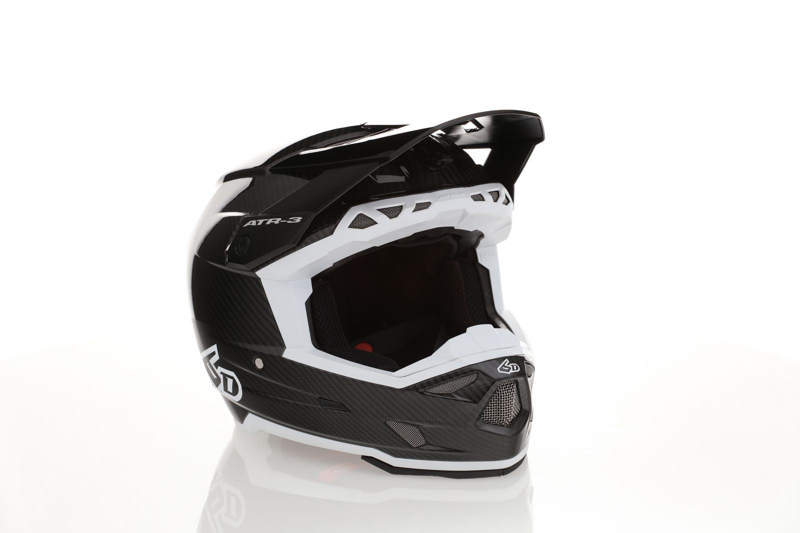 6D ATR-3 Solid Gloss Black White FIM - afbeelding 3