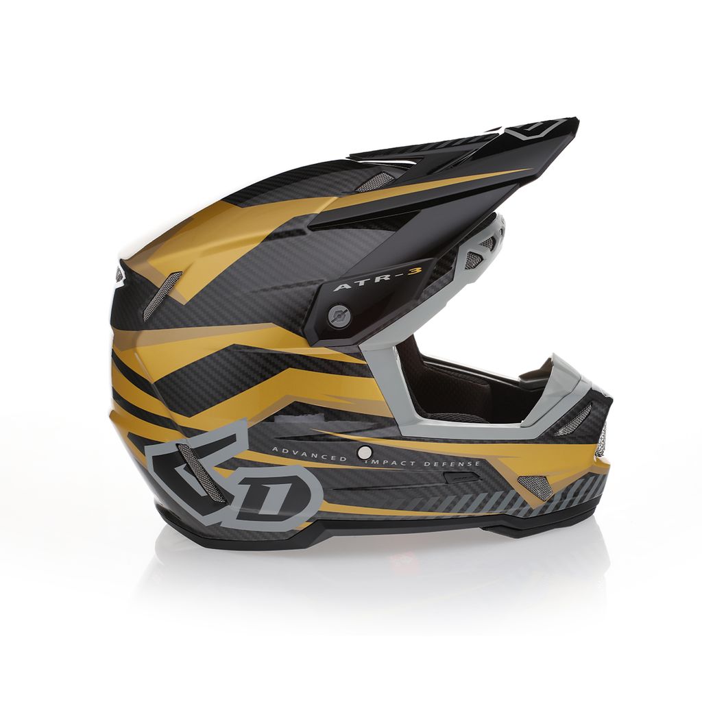 6D ATR-3 Crosshelm Rival Gloss Gold FIM