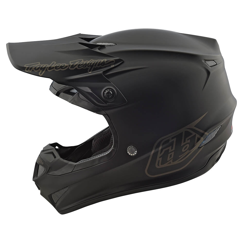 Troy Lee Designs GP Mono Kindermaat Crosshelm Zwart - afbeelding 2