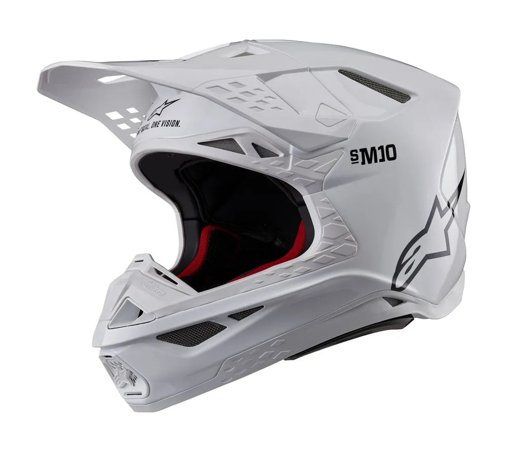 Alpinestars Supertech M10 Solid White Gloss