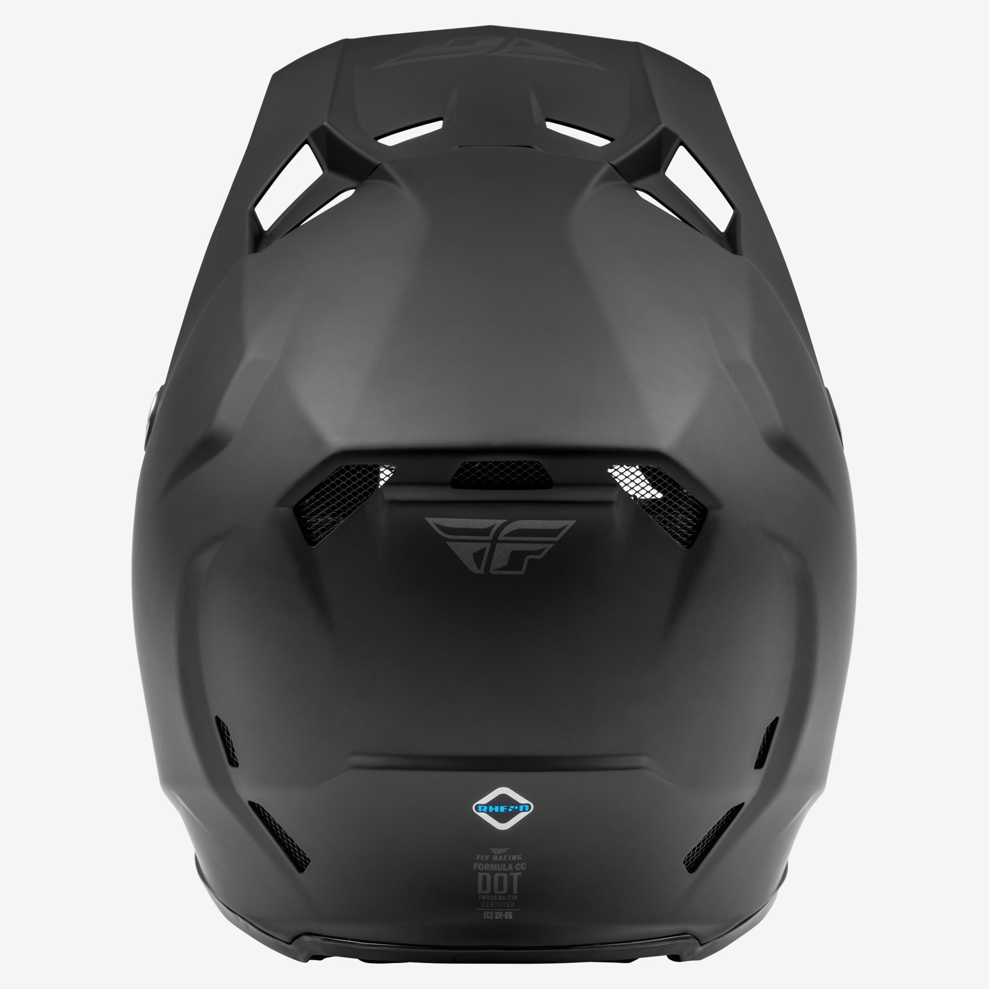 Fly Racing Formula CC Solid Helm - Matzwart - afbeelding 2