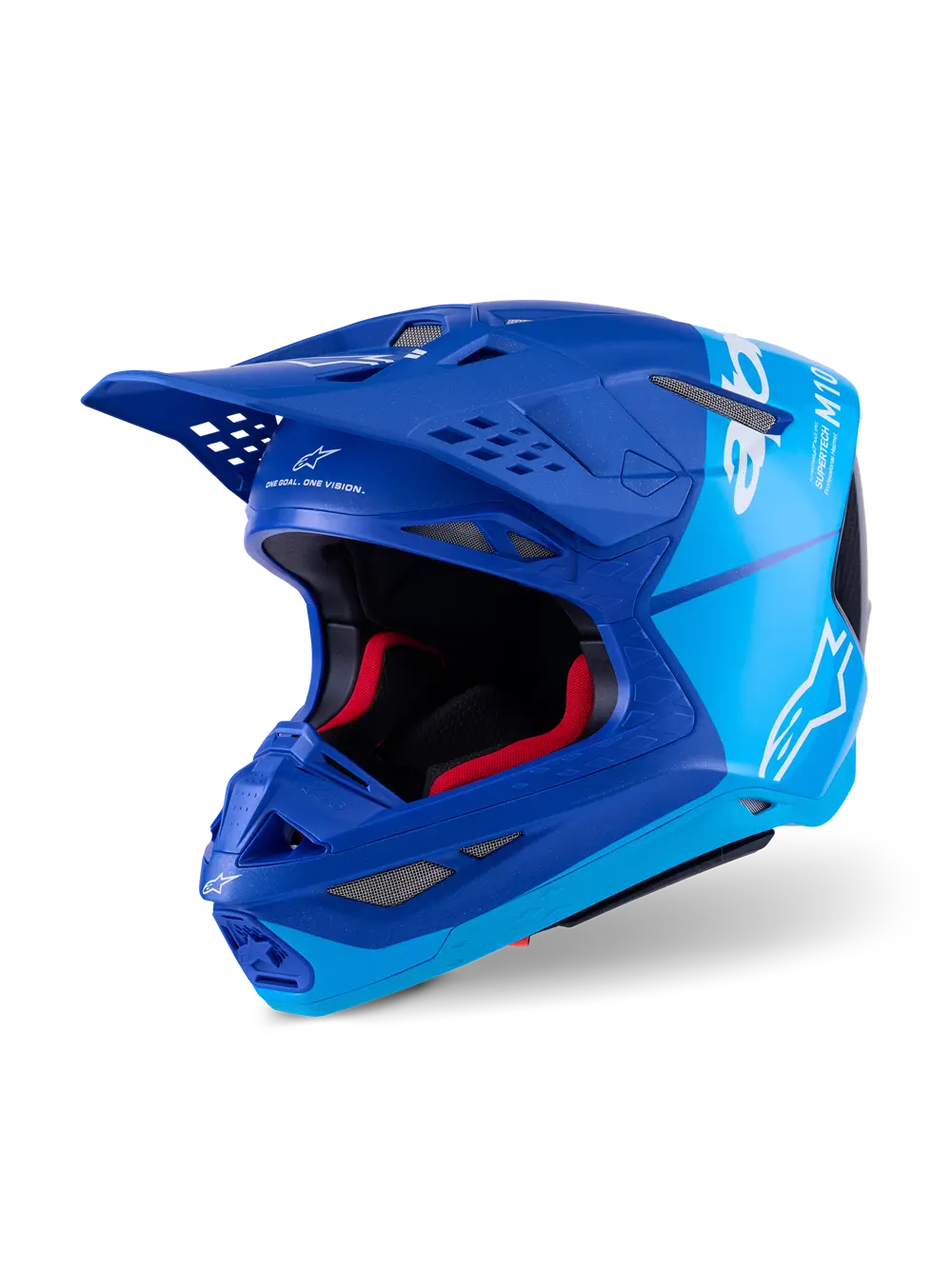 Alpinestars Supertech M10 Flood Crosshelm Blue Black