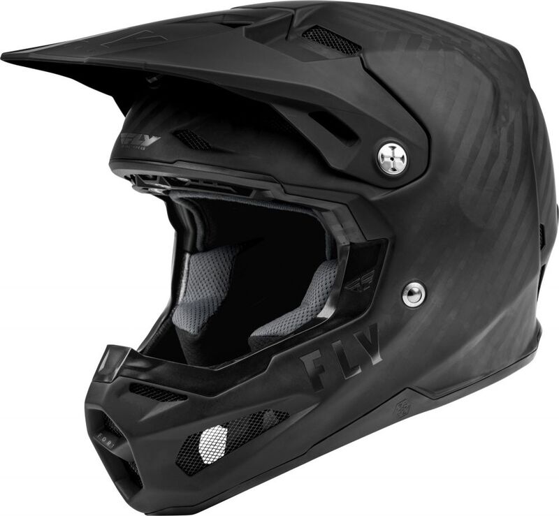Fly Racing Formula Carbon Kindermaat Mat Black Carbon