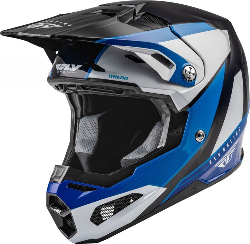 Formula Carbon Prime Crosshelm Blauw/Wit/Blauw Carbon