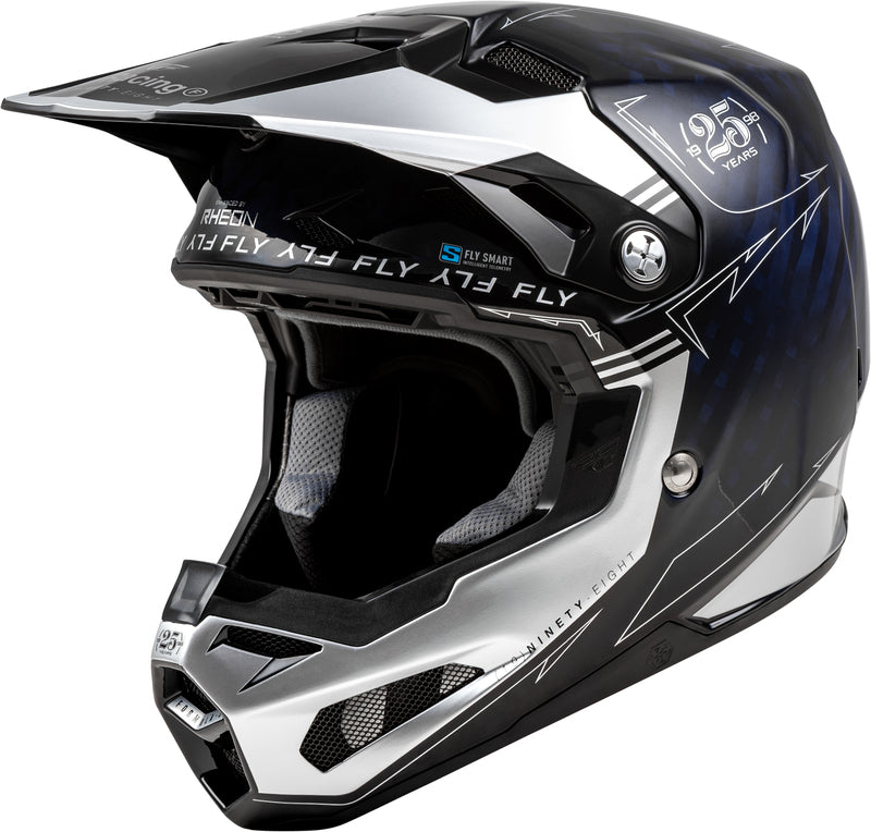 Fly Racing Formula Smart Carbon Legacy Blue Carbon/Zilver