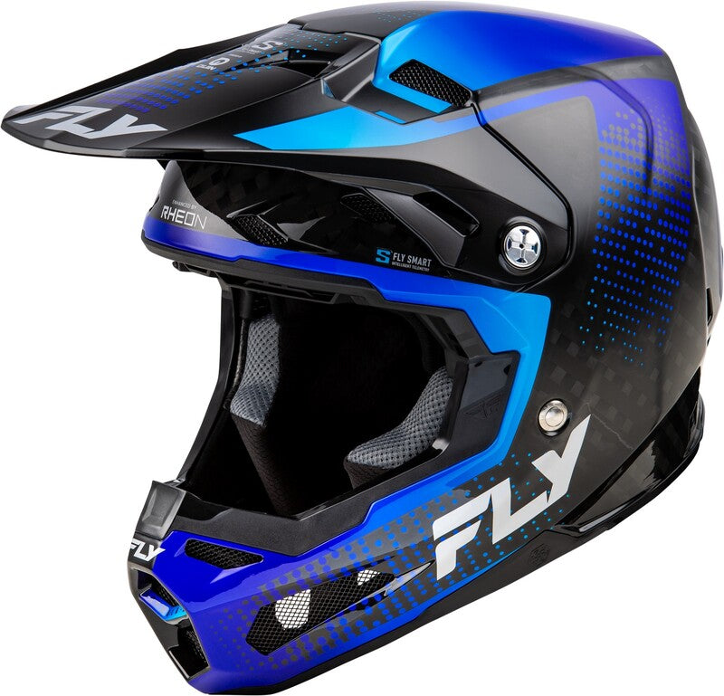Formula S Carbon Protocol Crosshelm Black Carbon/Blauw
