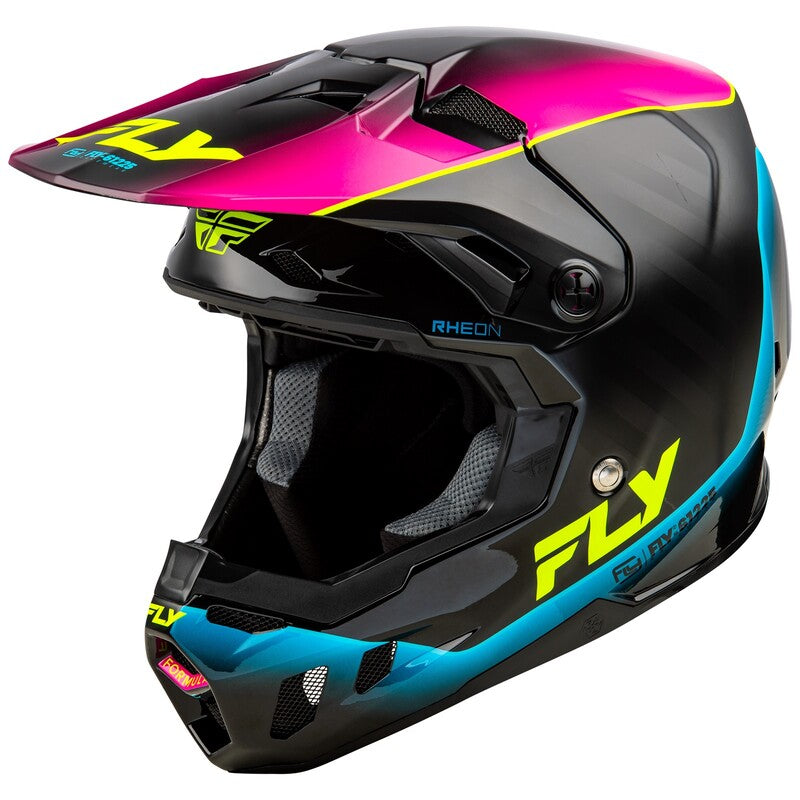 Formula CC L.E. Underglow Crosshelm Grijs/Roze/Blauw