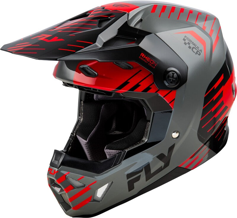 Fly Racing Formula CP Slice Grijs/Rood/Zwart