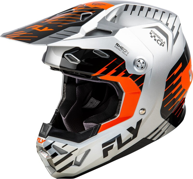 Formula CP Slice Crosshelm Grijs/Oranje/Zwart