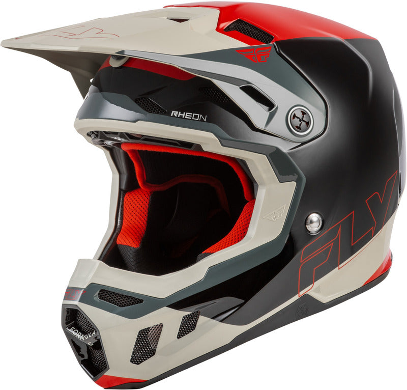 Formula CC Glide Crosshelm Zwart/Rood/Grijs