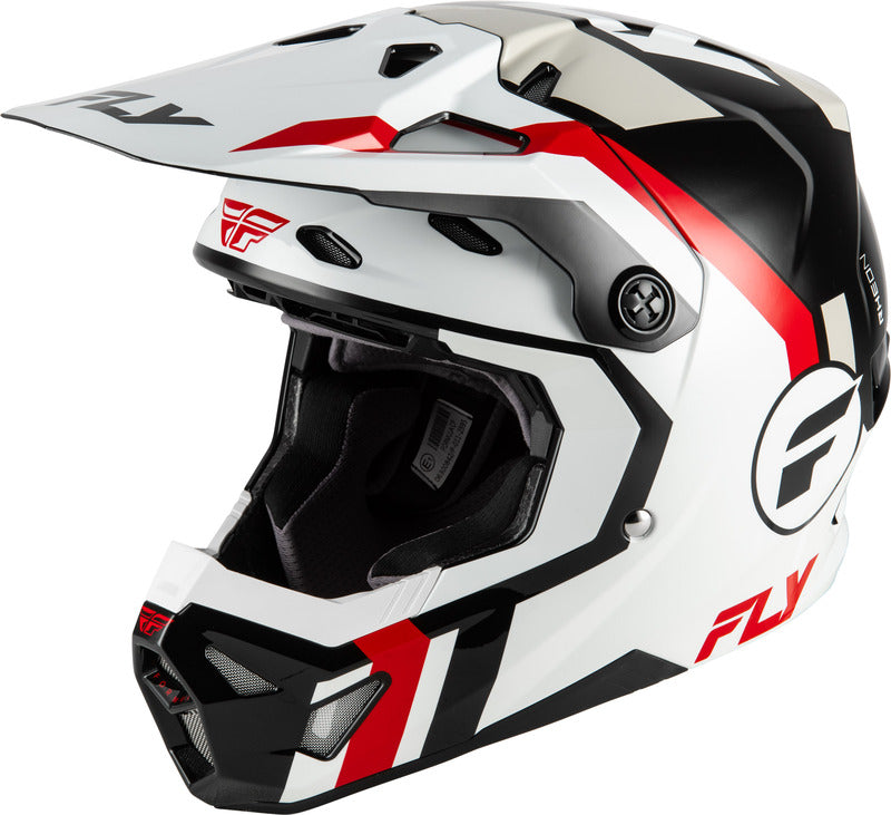 Fly Racing Formula CP Seal Wit/Zwart/Rood
