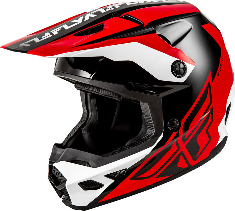 Kinetic Crest Crosshelm Rood/Zwart/Wit