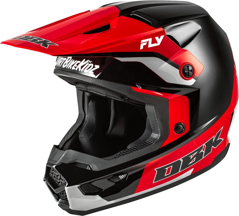 Fly Racing Kinetic Special Edition DBK Zwart/Rood/Grijs