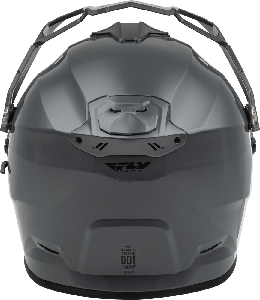 Fly Racing Trekker Solid Helm - Grijs - afbeelding 2