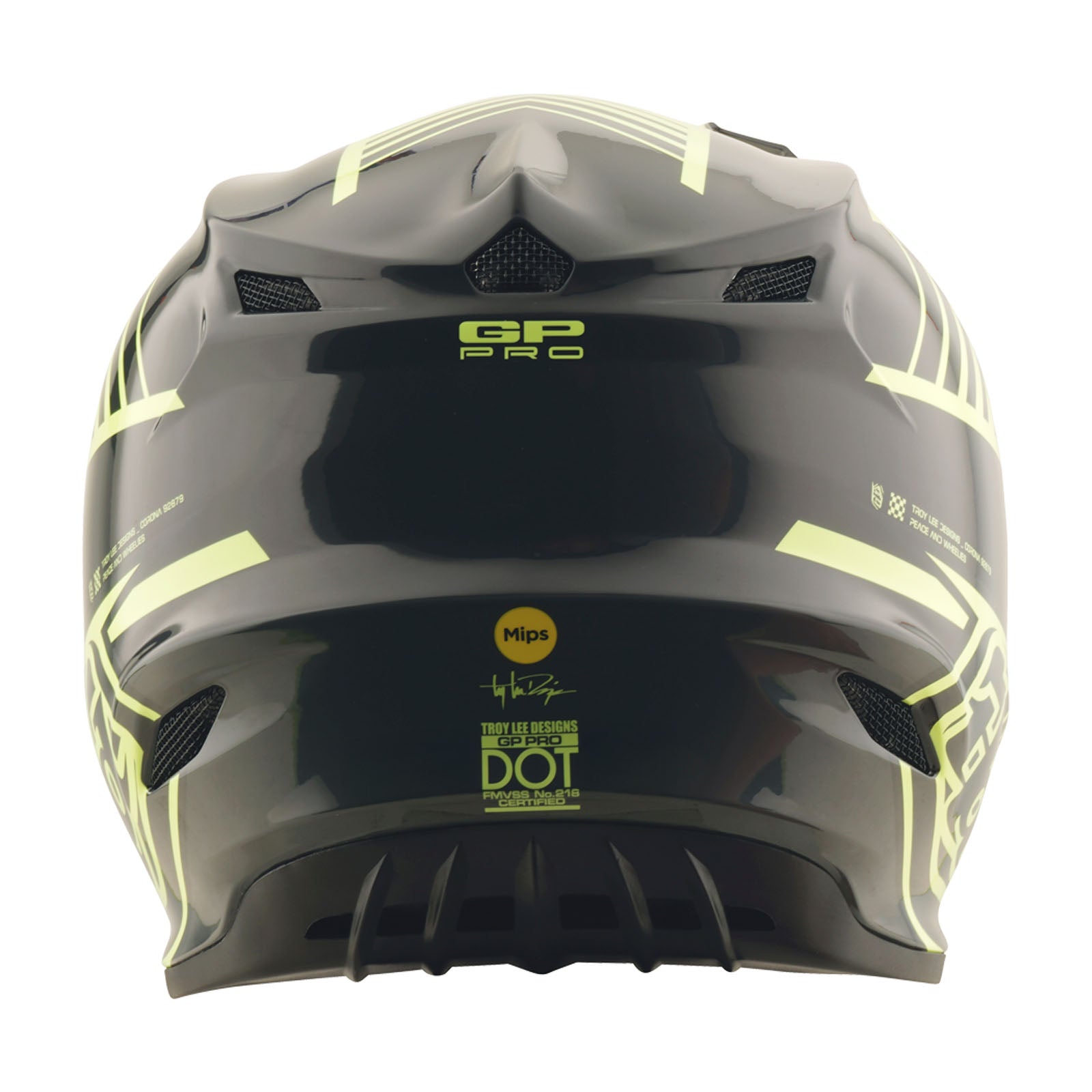 Troy Lee Designs GP Pro Segment Crosshelm Geel - afbeelding 3