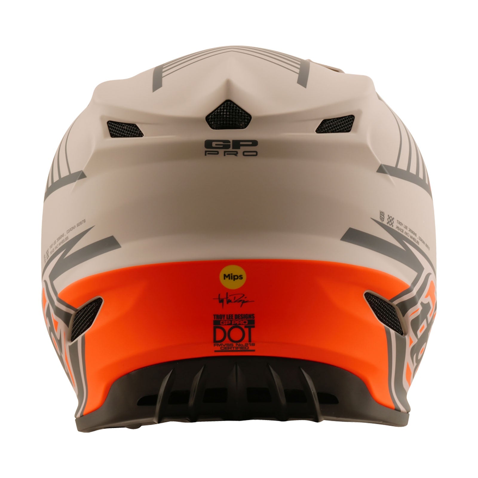Troy Lee Designs GP Pro Segment Crosshelm Taupe - afbeelding 3