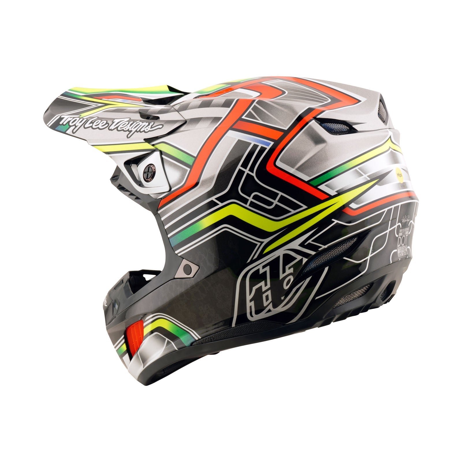 Troy Lee Designs SE5 Composite Lowrider Crosshelm Grijs - afbeelding 2