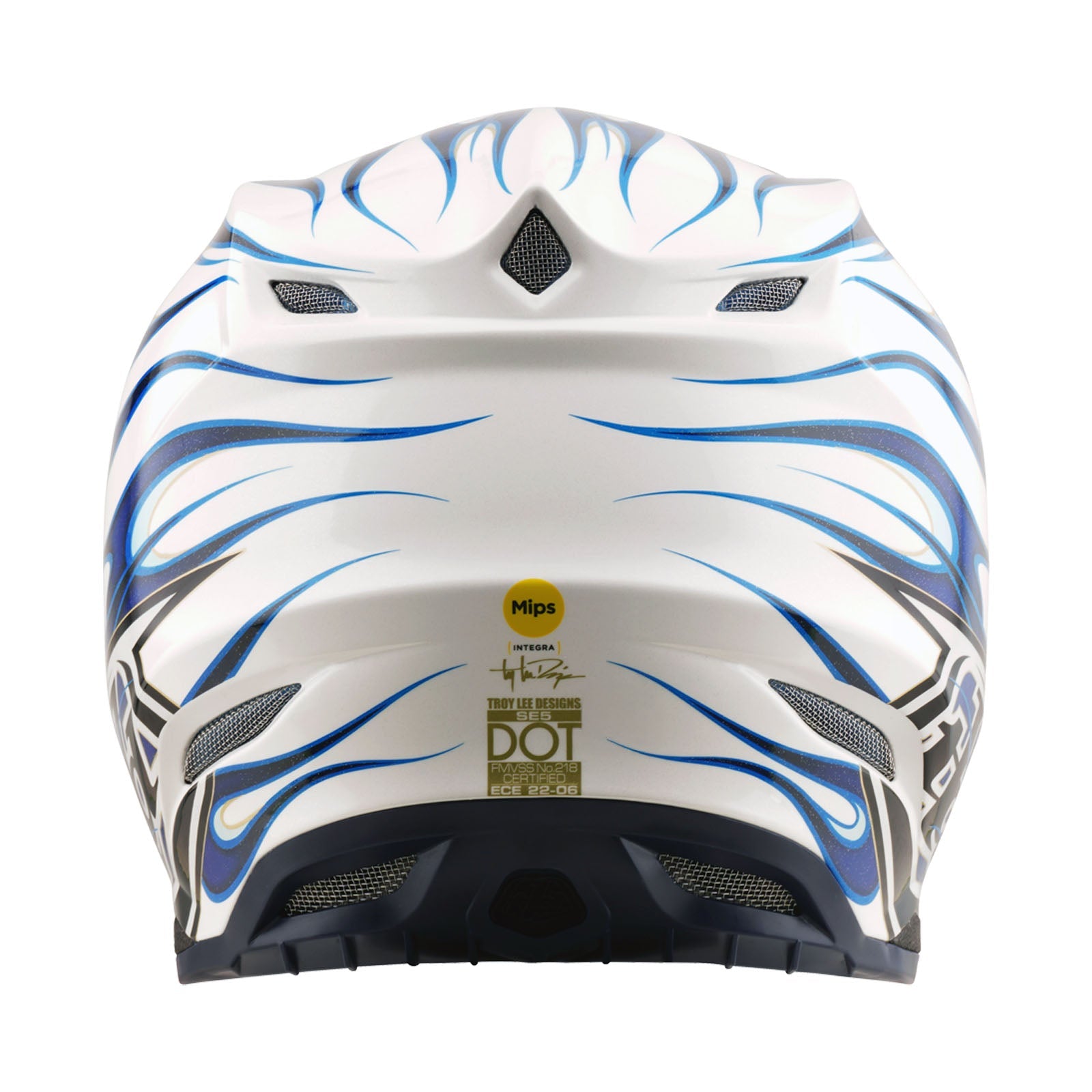 Troy Lee Designs SE5 Composite Torched Crosshelm Blauw - afbeelding 3