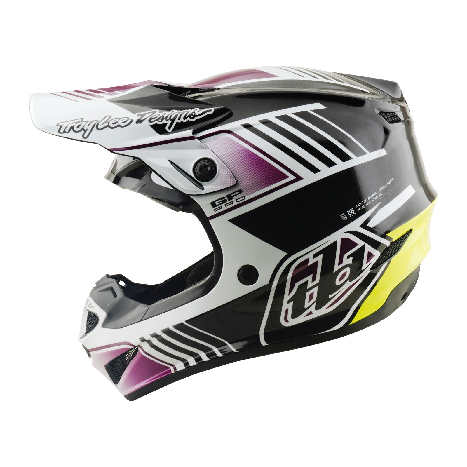 Troy Lee Designs GP Pro Mips Crosshelm Segment Black/Violet