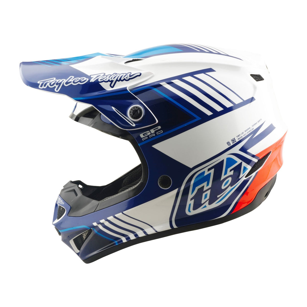 GP Pro Mips Crosshelm Segment Blauw/Wit