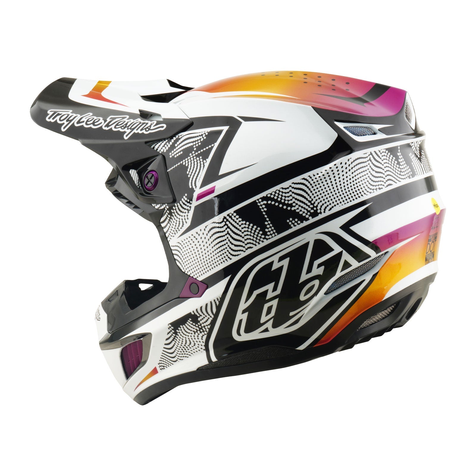Troy Lee Designs SE5 Composite Mips Crosshelm Lined Up Black - afbeelding 2