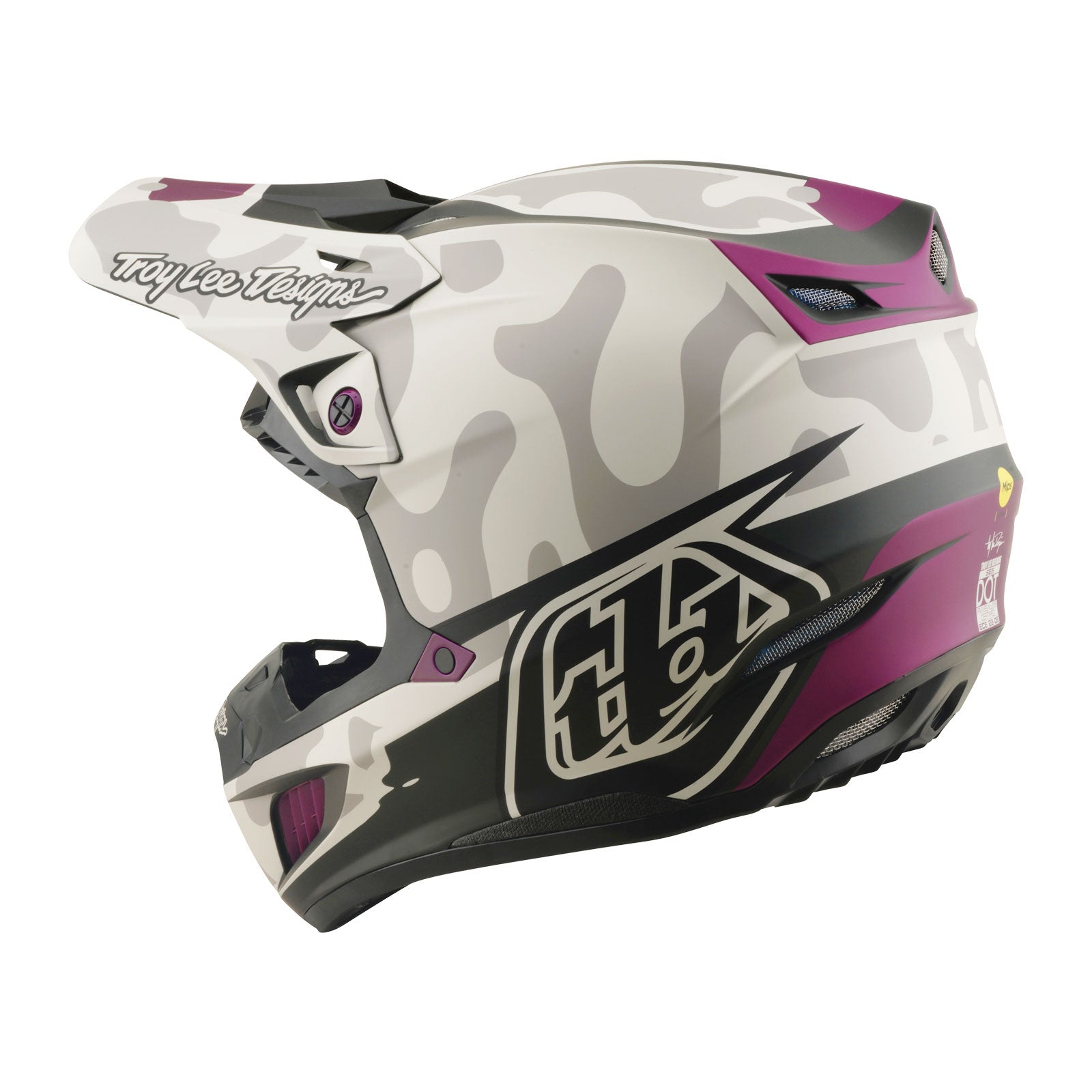 Troy Lee Designs SE5 Composite Mips Crosshelm Myth Pumice - afbeelding 2