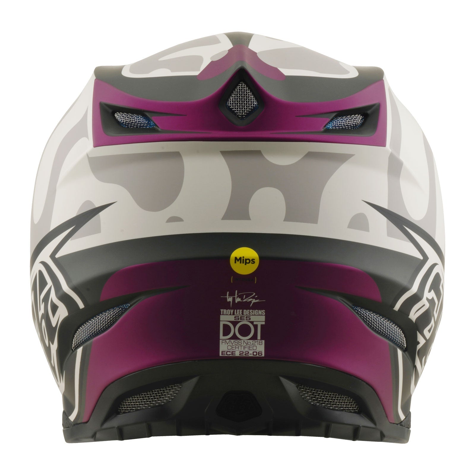 Troy Lee Designs SE5 Composite Mips Crosshelm Myth Pumice - afbeelding 3