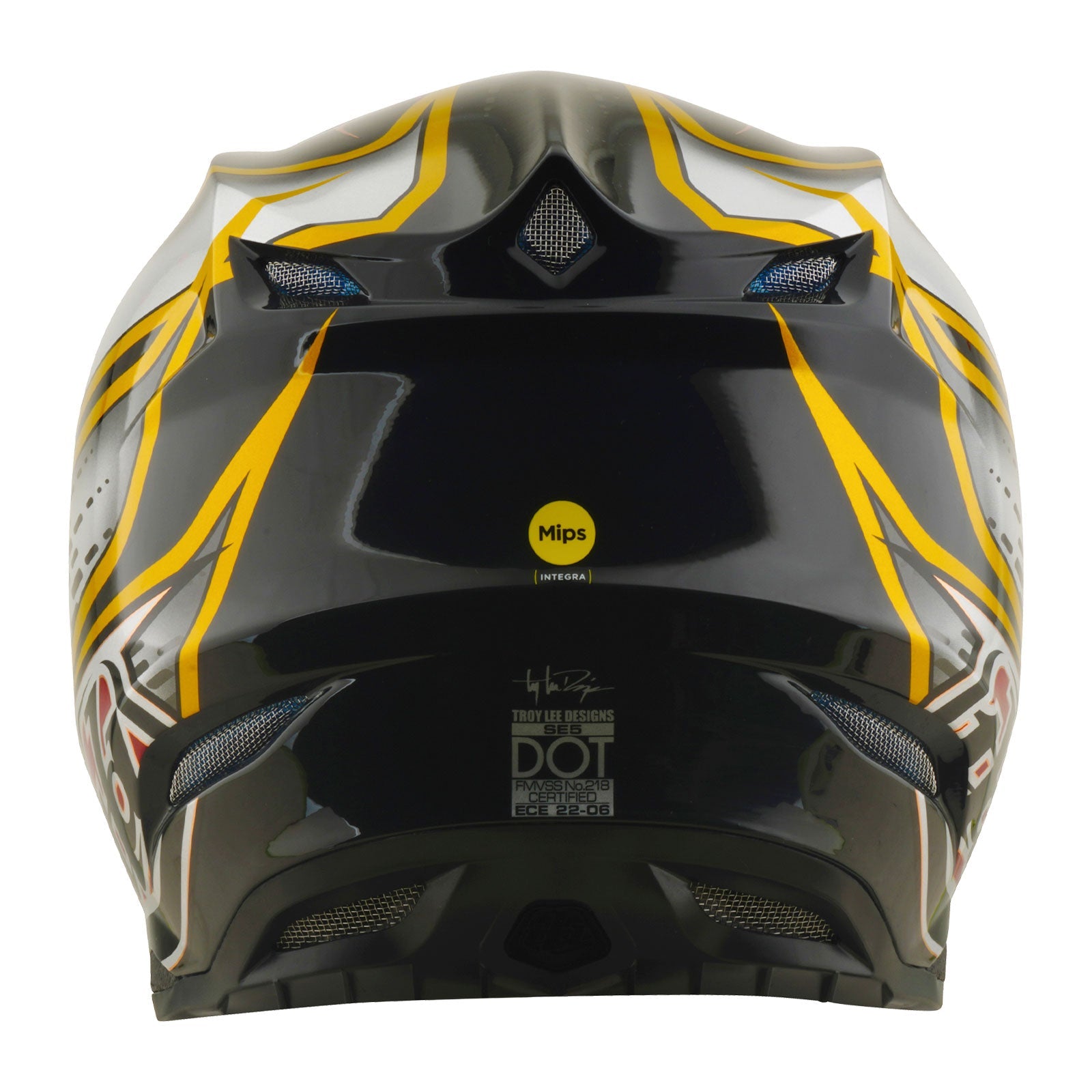 Troy Lee Designs SE5 Composite Mips Crosshelm Wings Black - afbeelding 3