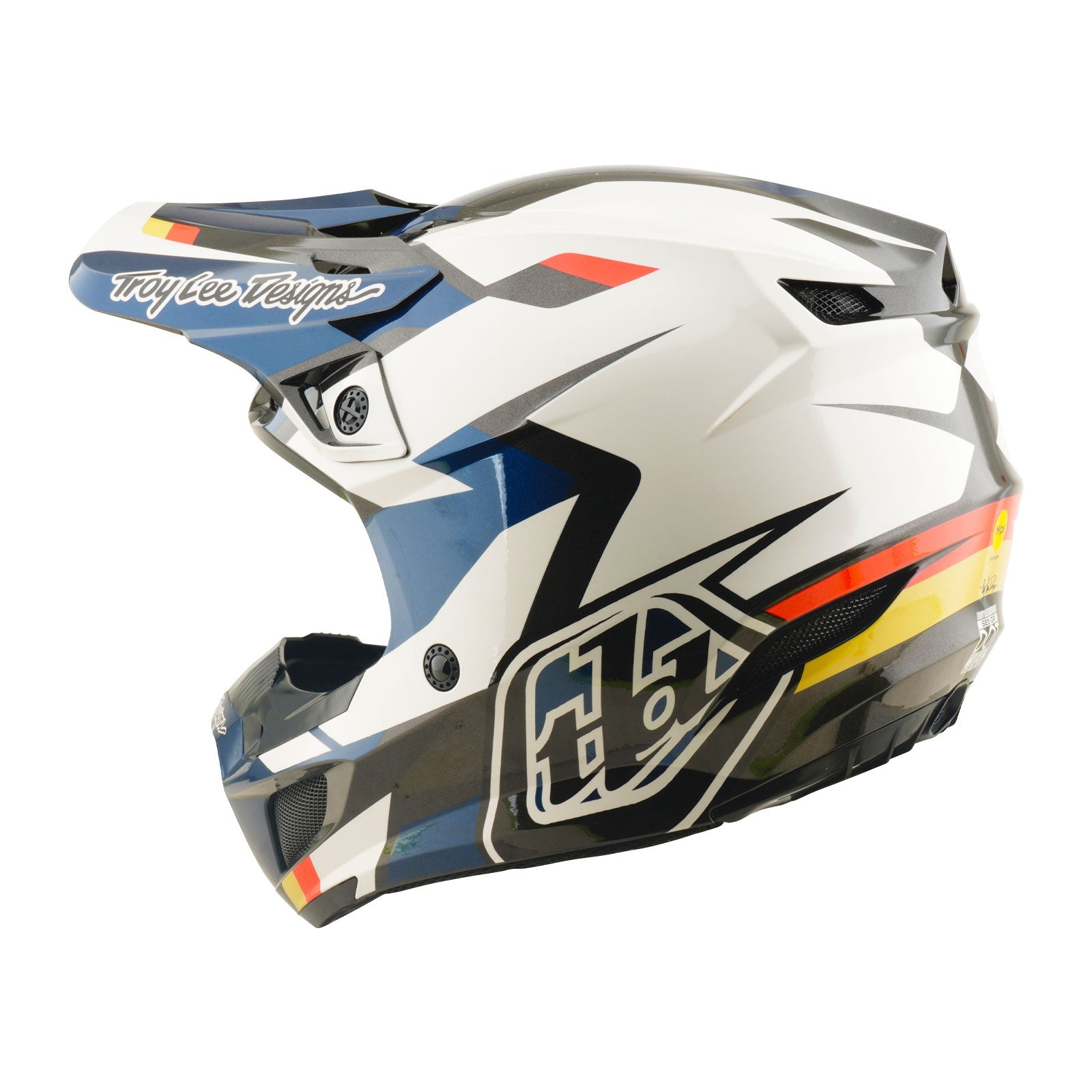 Troy Lee Designs SE5 Polycarbonate Mips Crosshelm Roamer Blue - afbeelding 2