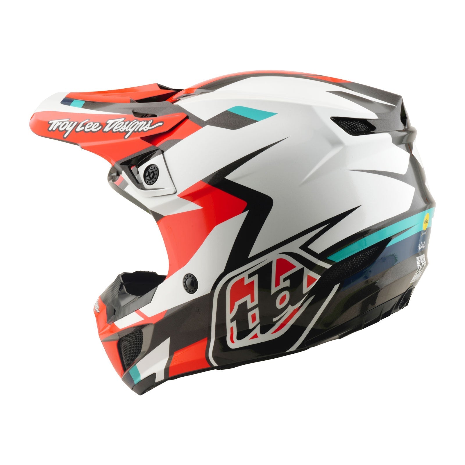 Troy Lee Designs SE5 Polycarbonate Mips Crosshelm Roamer Red - afbeelding 2