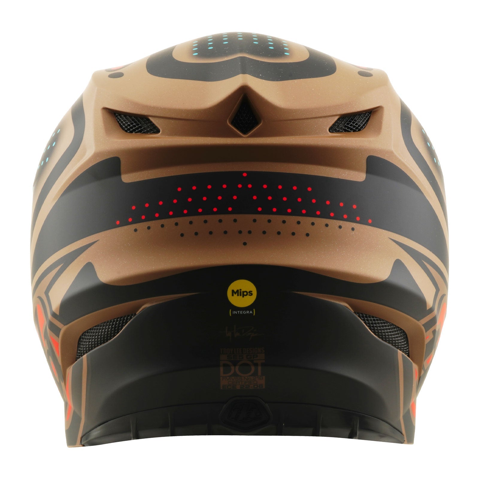 Troy Lee Designs SE5 Polycarbonate Mips Crosshelm The Line Sienna - afbeelding 3