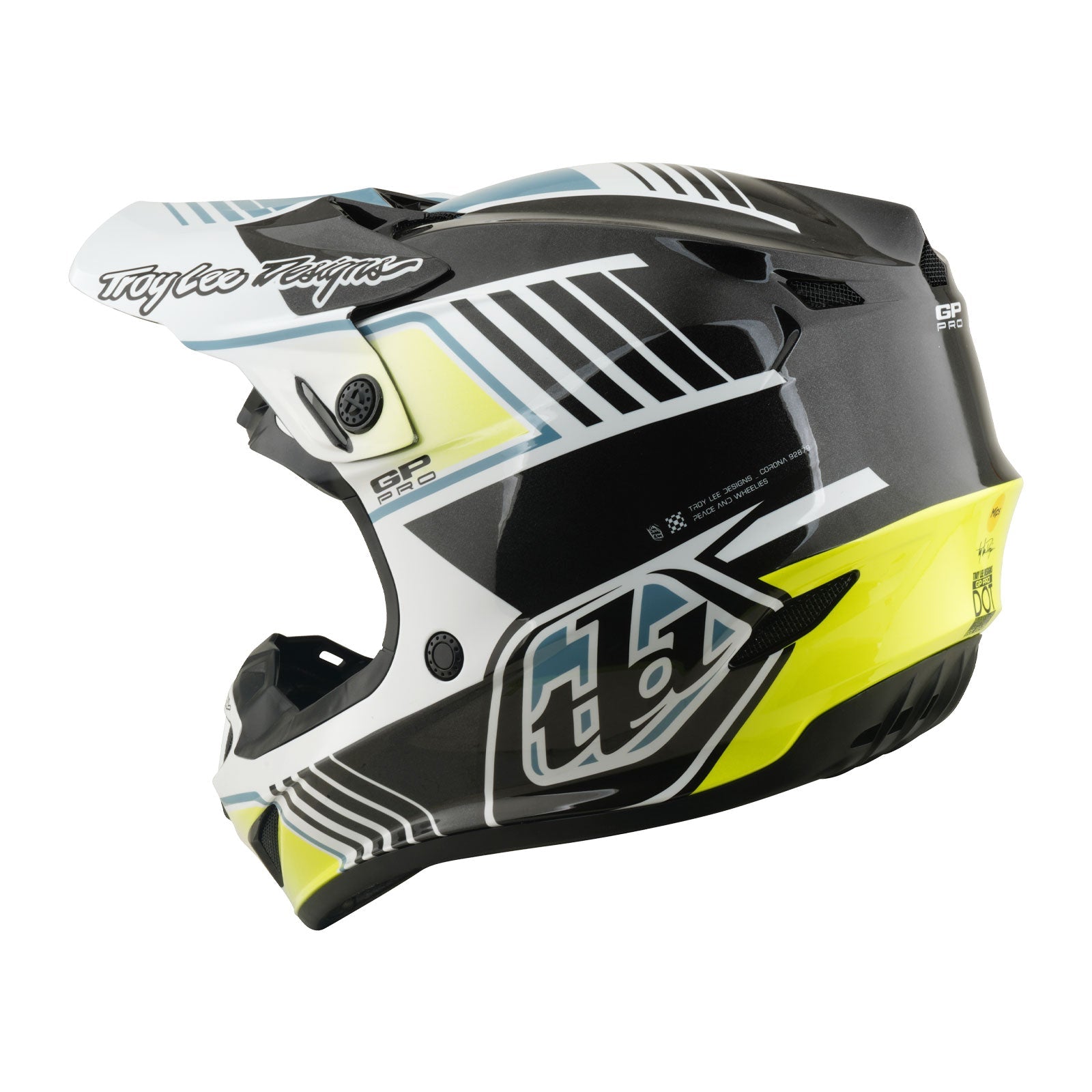 Troy Lee Designs GP Pro Mips Kindermaat Crosshelm Segment Grey - afbeelding 2