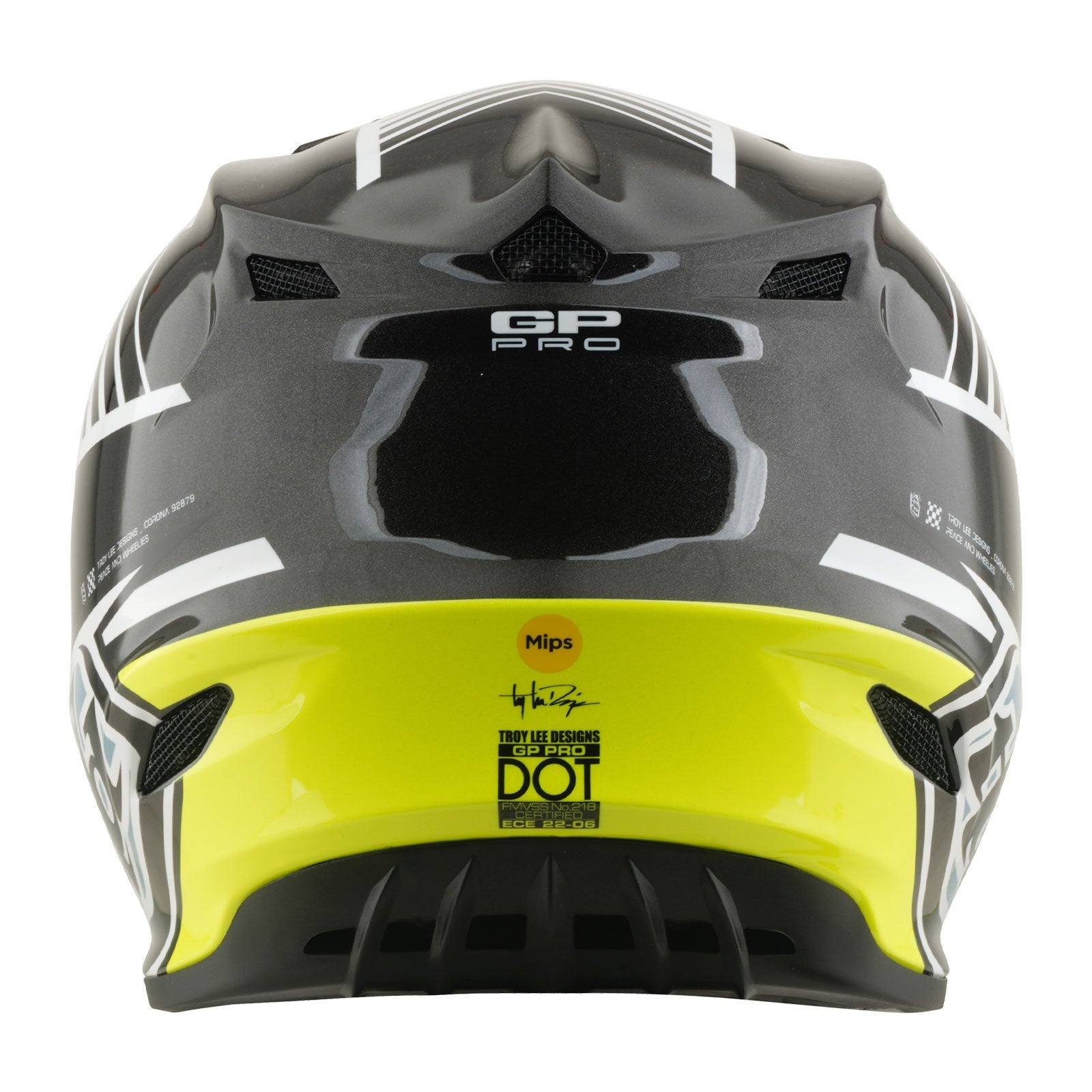 Troy Lee Designs GP Pro Mips Kindermaat Crosshelm Segment Grey - afbeelding 3