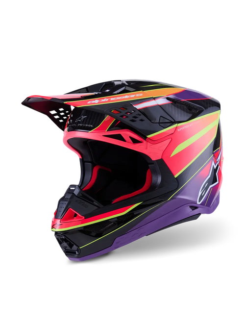 Alpinestars Supertech M10 Era Pink Purple Yellow