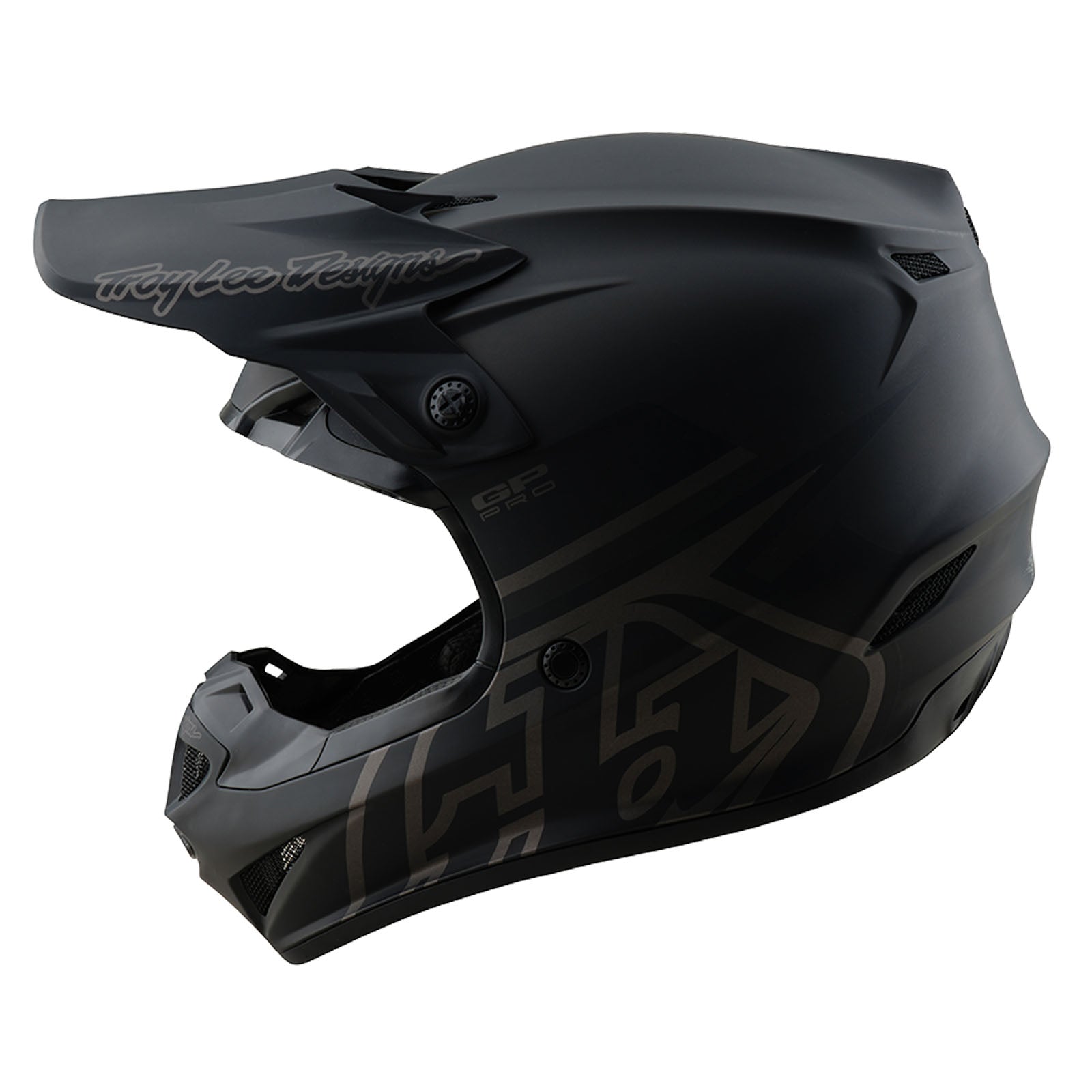Troy Lee Designs GP Pro Mono Crosshelm Zwart