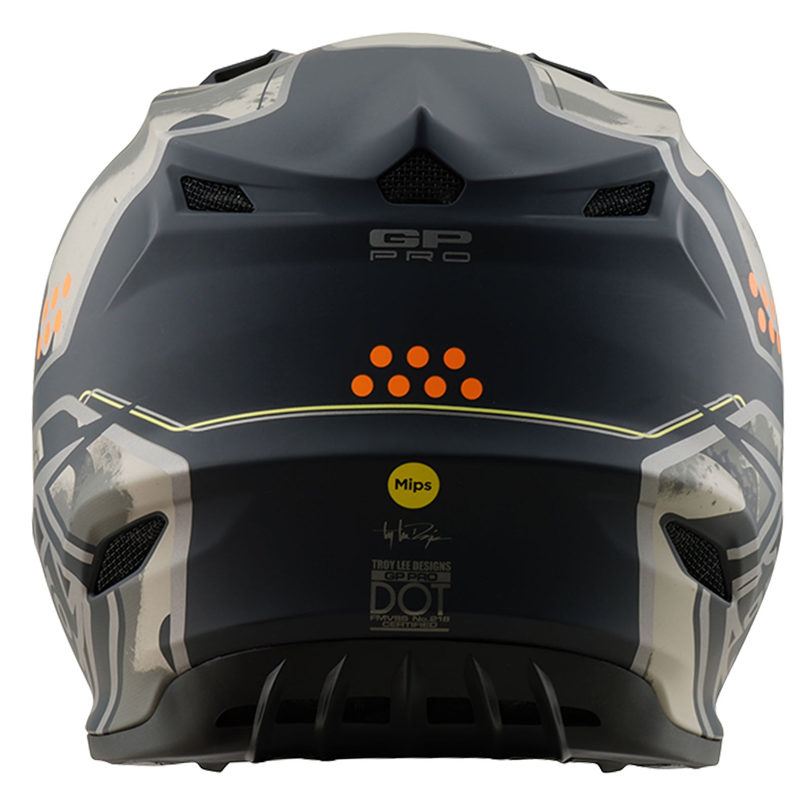 Troy Lee Designs GP Pro Trooper Crosshelm Zwart/Caper - afbeelding 3