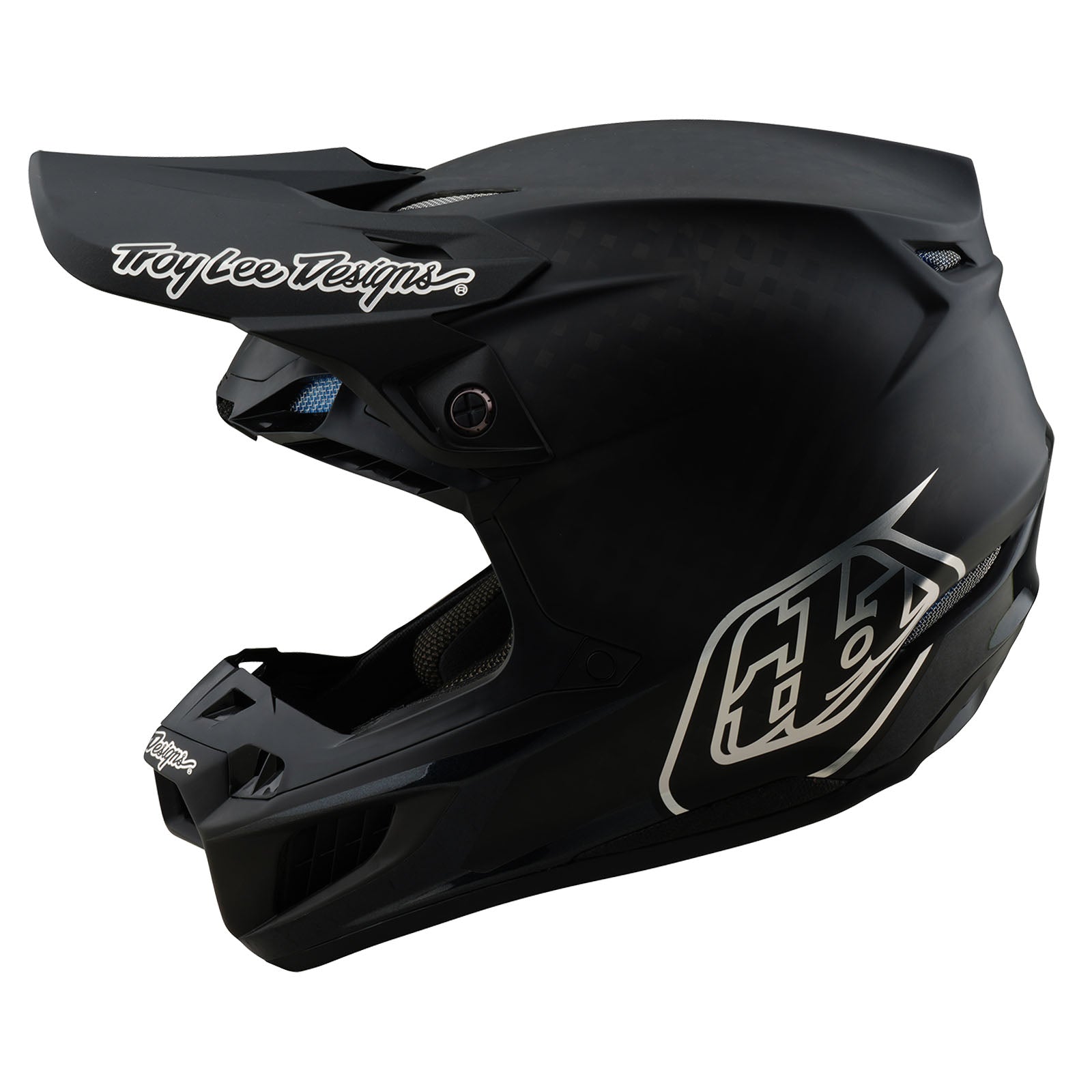 Troy Lee Designs SE5 Carbon Mono Crosshelm Zwart